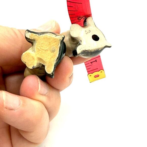 Retired Hagen Renaker Roaring Hippo Tiny Miniature Adorable Hippopotamus 2 Piece - Picture 7 of 7